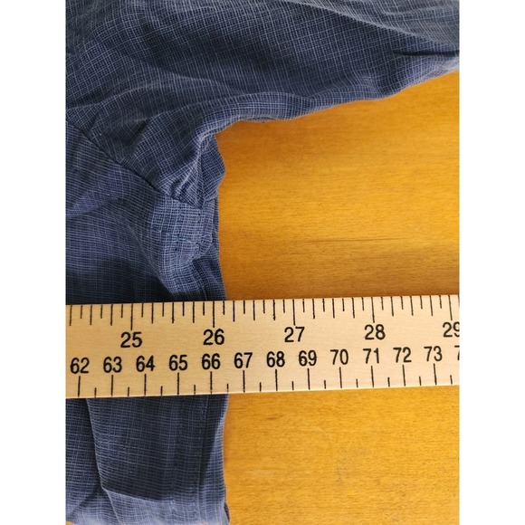 Roundtree & Yorke Mens Cobalt Blue Short Sleeve Button-up Size XLT - Picture 7 of 8